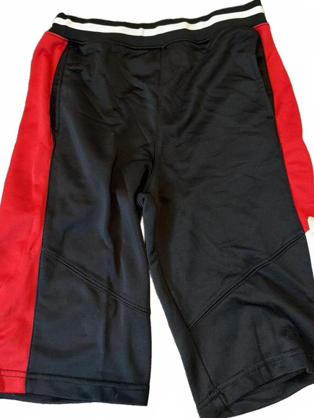 AND1 Boys Basketball Shorts XXL Black Red - Athletic Wear